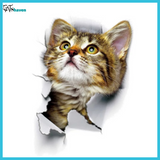 3D Cats Wall Stickers (5 pieces)