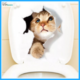 3D Cats Wall Stickers (5 pieces)